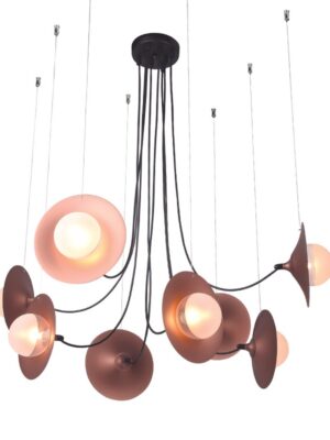 NETTO ΦΩΤΙΣΤΙΚΟ ΚΡΕΜΑΣΤΟ ΧΑΛΚΙΝΟ ΜΕΤΑΛΛΙΚΟ ΣΥΜΒΑΤΙΚΟ 8ΧG9 IP20 Φ160Χ1220mm