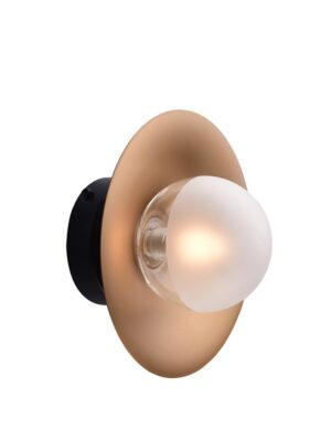 LAYLA-ΦΩΤΙΣΤΙΚΟ ΕΠΙΤΟΙΧΟ ΟΡΕΙΧΑΛΚΙΝΟ ΜΕΤΑΛΛΙΚΟ ΣΥΜΒΑΤΙΚΟ 1ΧG9 IP20 D20X15CM