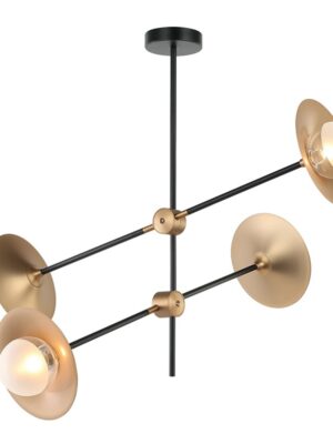 NETTO ΦΩΤΙΣΤΙΚΟ ΚΡΕΜΑΣΤΟ ΒΟΥΡΤΣΙΣΜΕΝΟ ΟΡΕΙΧΑΛΚΙΝΟ ΜΕΤΑΛΛΙΚΟ ΣΥΜΒΑΤΙΚΟ 4ΧG9 IP20 Φ850Χ670mm