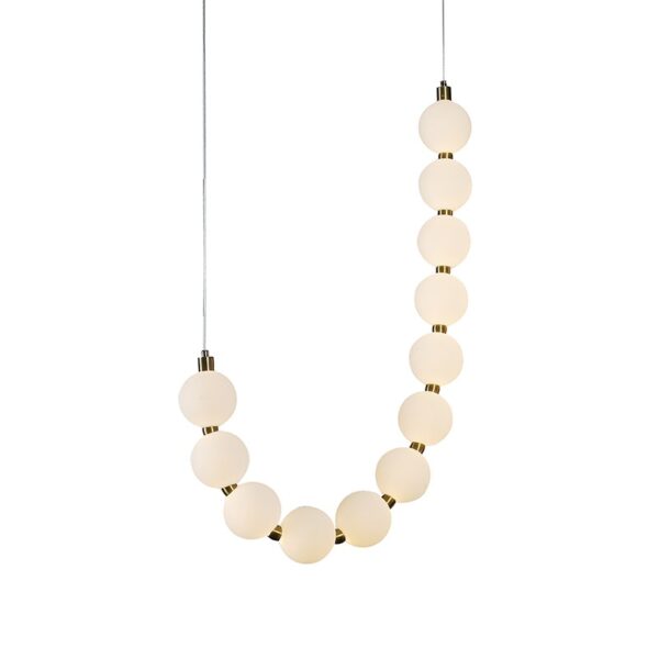 ΚΡΕΜΑΣΤΟ Φ/Σ LED 18W 1350LM IP20  ΧΡΥΣΟ ΑΛΟΥΜΙΝΙΟ + ΑΚΡΥΛΙΚΟ