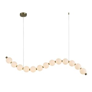 ΚΡΕΜΑΣΤΟ Φ/Σ LED 20W 1500LM 3000K IP20 ΧΡΥΣΟ ΑΛΟΥΜΙΝΙΟ + ΑΚΡΥΛΙΚΟ