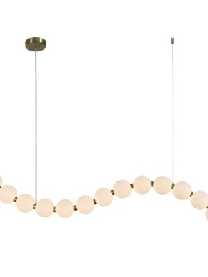 ΚΡΕΜΑΣΤΟ Φ/Σ LED 20W 1500LM 3000K IP20 ΧΡΥΣΟ ΑΛΟΥΜΙΝΙΟ + ΑΚΡΥΛΙΚΟ