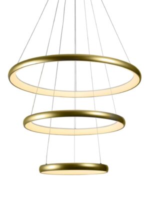 HARMONY-ΦΩΤΙΣΤΙΚΟ ΚΡΕΜΑΣΤΟ ΧΡΥΣΟ ΑΛΟΥΜΙΝΙΟΥ LED SMD 60W CCT 4800LM IP20 Φ800X1500MM