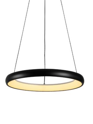 HARMONY-ΦΩΤΙΣΤΙΚΟ ΚΡΕΜΑΣΤΟ ΜΑΥΡΟ ΑΛΟΥΜΙΝΙΟΥ LED SMD 32W CCT 2500LM IP20 Φ600X1000MM