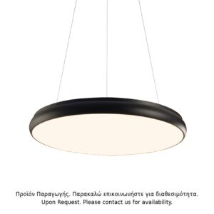 ΚΡΕΜΑΣΤΟ Φ/Σ LED 54W  4320LM ΜΑΥΡΟ ΜΕΤ/ΚΟ D60XH8CM KALLISTA