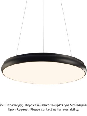 ΚΡΕΜΑΣΤΟ Φ/Σ LED 54W  4320LM ΜΑΥΡΟ ΜΕΤ/ΚΟ D60XH8CM KALLISTA