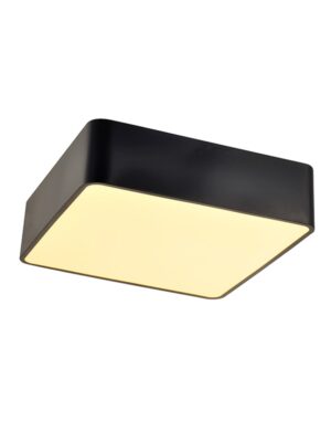 ΟΡΟΦΗΣ Φ/Σ LED 40W 4000LM CCT ΜΑΥΡΟ ΜΕΤ/ΚΟ 48X48XH13CM EMERY