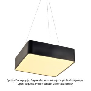 ΚΡΕΜΑΣΤΟ Φ/Σ LED 40W 4000LM CCT ΜΑΥΡΟ ΜΕΤ/ΚΟ 48X48XH140CM EMERY