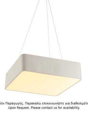 ΚΡΕΜΑΣΤΟ Φ/Σ LED 40W 4000LM CCT ΛΕΥΚΟ ΜΕΤ/ΚΟ 48X48XH140CM EMERY