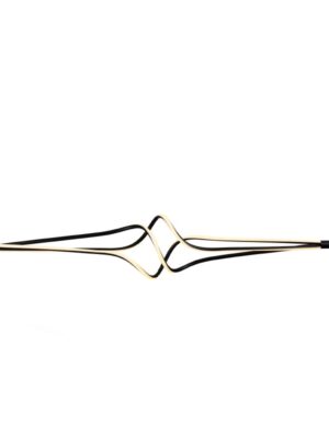 ΚΡΕΜΑΣΤΟ Φ/Σ  LED 48W 3800LM CCT IP20 ΜΑΥΡΟ ΑΛΟΥΜΙΝΙΟ + ΑΚΡΥΛΙΚΟ