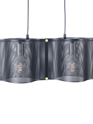 NETTO ΦΩΤΙΣΤΙΚΟ ΚΡΕΜΑΣΤΟ ΜΑΥΡΟ ΜΕΤΑΛΛΙΚΟ ΣΥΜΒΑΤΙΚΟ 2ΧΕ27 IP20 574Χ1200mm