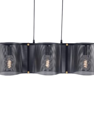 NETTO ΦΩΤΙΣΤΙΚΟ ΚΡΕΜΑΣΤΟ ΜΑΥΡΟ ΜΕΤΑΛΛΙΚΟ ΣΥΜΒΑΤΙΚΟ 3ΧΕ27 IP20 854Χ1200mm