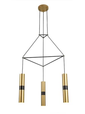 NETTO ΦΩΤΙΣΤΙΚΟ ΚΡΕΜΑΣΤΟ ΟΡΕΙΧΑΛΚΙΝΟ ΜΕΤΑΛΛΙΚΟ ΣΥΜΒΑΤΙΚΟ 3ΧGU10 IP20 560Χ1500mm