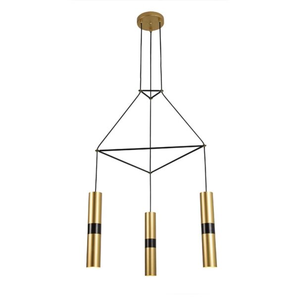 NETTO ΦΩΤΙΣΤΙΚΟ ΚΡΕΜΑΣΤΟ ΟΡΕΙΧΑΛΚΙΝΟ ΜΕΤΑΛΛΙΚΟ ΣΥΜΒΑΤΙΚΟ 3ΧGU10 IP20 560Χ1500mm