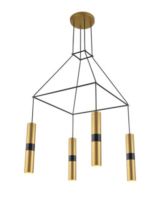 NETTO ΦΩΤΙΣΤΙΚΟ ΚΡΕΜΑΣΤΟ ΟΡΕΙΧΑΛΚΙΝΟ ΜΕΤΑΛΛΙΚΟ ΣΥΜΒΑΤΙΚΟ 1ΧΕ27 IP20 Φ560Χ1500mm