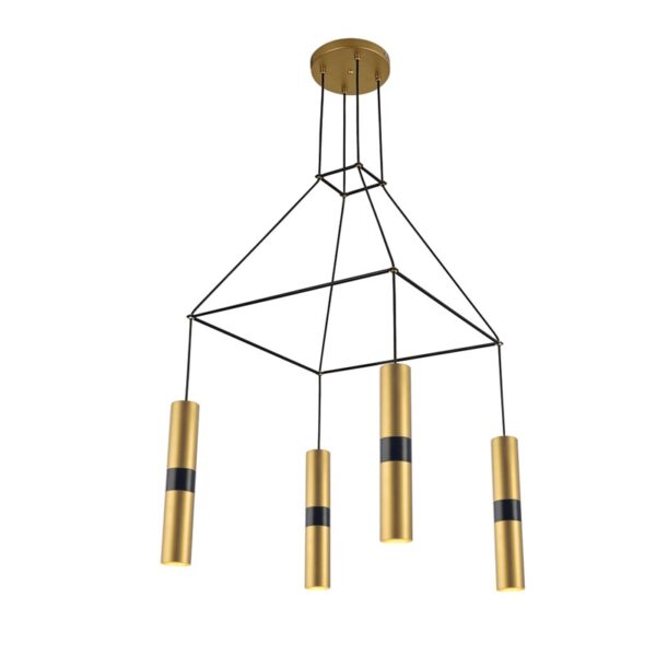 NETTO ΦΩΤΙΣΤΙΚΟ ΚΡΕΜΑΣΤΟ ΟΡΕΙΧΑΛΚΙΝΟ ΜΕΤΑΛΛΙΚΟ ΣΥΜΒΑΤΙΚΟ 1ΧΕ27 IP20 Φ560Χ1500mm