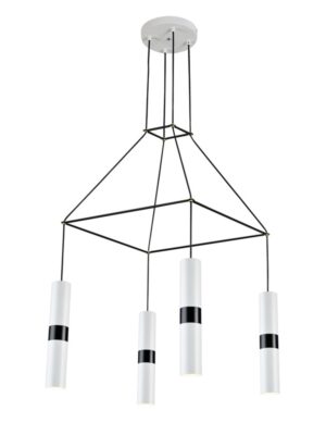 NETTO ΦΩΤΙΣΤΙΚΟ ΚΡΕΜΑΣΤΟ ΛΕΥΚΟ ΜΑΤ ΜΕΤΑΛΛΙΚΟ ΣΥΜΒΑΤΙΚΟ 4ΧGU10 IP20 Φ560Χ1500mm