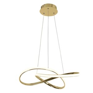 GORDIUS-ΦΩΤΙΣΤΙΚΟ ΚΡΕΜΑΣΤΟ ΟΡΕΙΧΑΛΚΙΝΟ ΑΛΟΥΜΙΝΙΟΥ LED SMD 48W 3000Κ 2880LM IP20 480Χ440Χ1200ΜΜ