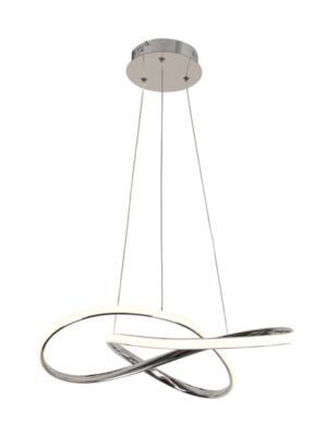 GORDIUS-ΦΩΤΙΣΤΙΚΟ ΚΡΕΜΑΣΤΟ ΧΡΩΜΙΟ ΑΛΟΥΜΙΝΙΟΥ LED SMD 48W 3000Κ 2880LM IP20 480Χ440Χ1200ΜΜ