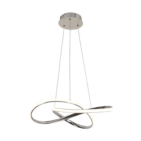 GORDIUS-ΦΩΤΙΣΤΙΚΟ ΚΡΕΜΑΣΤΟ ΧΡΩΜΙΟ ΑΛΟΥΜΙΝΙΟΥ LED SMD 48W 3000Κ 2880LM IP20 480Χ440Χ1200ΜΜ