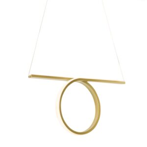 NETTO ΦΩΤΙΣΤΙΚΟ ΚΡΕΜΑΣΤΟ ΟΡΕΙΧΑΛΚΙΝΟ ΑΛΟΥΜΙΝΙΟ LED 32W 3000K 2580Lm IP20 640Χ1200mm