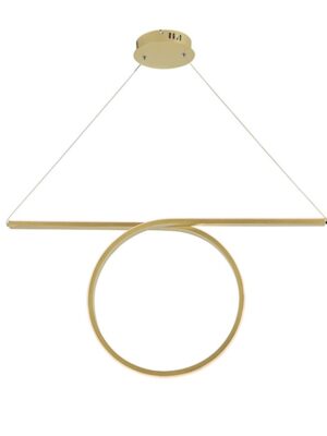 NETTO ΦΩΤΙΣΤΙΚΟ ΚΡΕΜΑΣΤΟ ΟΡΕΙΧΑΛΚΙΝΟ ΑΛΟΥΜΙΝΙΟ LED 43W 3000K 2580Lm IP20 880Χ1200mm