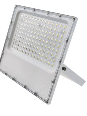 LED SMD ΠΡΟΒΟΛΕΑΣ ΛΕΥΚΟΣ 100-277V AC 100W 4000K 12000LM IP65 Ra80 5YRS IK08 ΒΑΛΒΙΔΑ ΕΚΤΟΝΩΣΗΣ