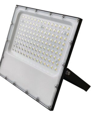 LED SMD ΠΡΟΒΟΛΕΑΣ ΜΑΥΡΟΣ 100-277V AC 100W 6000K 12000LM IP65 Ra80 5YRS IK08 ΒΑΛΒΙΔΑ ΕΚΤΟΝΩΣΗΣ