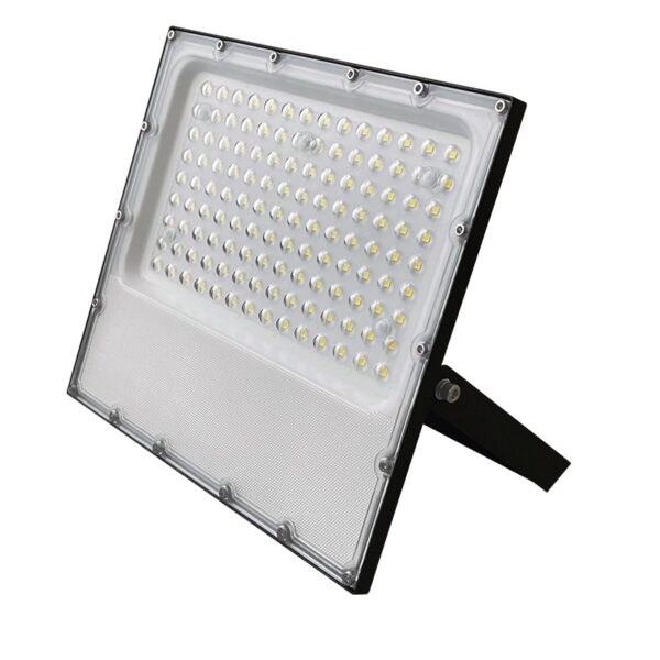 LED SMD ΠΡΟΒΟΛΕΑΣ ΜΑΥΡΟΣ 100-277V AC 100W 6000K 12000LM IP65 Ra80 5YRS IK08 ΒΑΛΒΙΔΑ ΕΚΤΟΝΩΣΗΣ