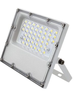 LED SMD ΠΡΟΒΟΛΕΑΣ ΛΕΥΚΟΣ 100-277V AC 10W 6000K 1200LM IP65 Ra80 5YRS IK08 ΒΑΛΒΙΔΑ ΕΚΤΟΝΩΣΗΣ