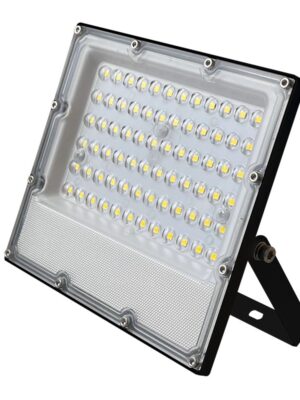 LED SMD ΠΡΟΒΟΛΕΑΣ ΜΑΥΡΟΣ 100-277V AC 30W 3000K 3450LM IP65 Ra80 5YRS IK08 ΒΑΛΒΙΔΑ ΕΚΤΟΝΩΣΗΣ