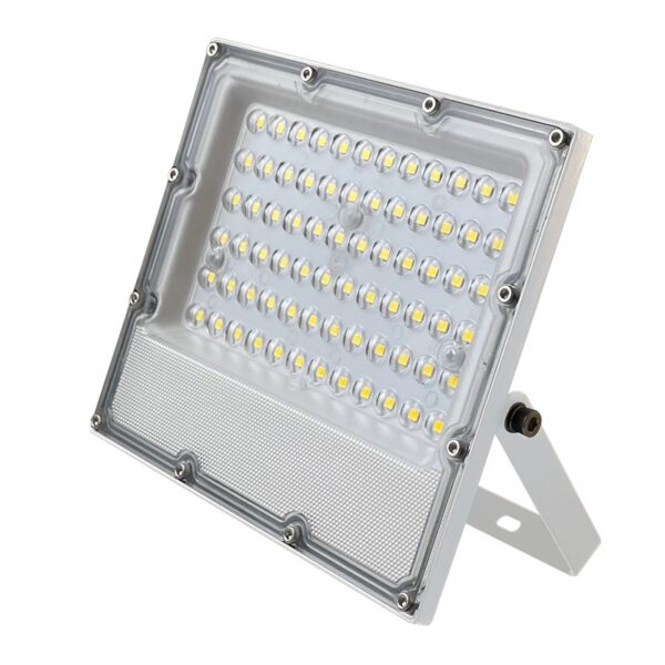LED SMD ΠΡΟΒΟΛΕΑΣ ΛΕΥΚΟΣ 100-277V AC 30W 6000K 3600LM IP65 Ra80 5YRS IK08 ΒΑΛΒΙΔΑ ΕΚΤΟΝΩΣΗΣ