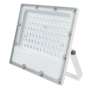LED SMD ΠΡΟΒΟΛΕΑΣ ΛΕΥΚΟΣ 100-277V AC 50W 4000K 6000LM IP65 Ra80 5YRS IK08 ΒΑΛΒΙΔΑ ΕΚΤΟΝΩΣΗΣ