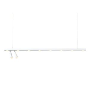 NETTO ΦΩΤΙΣΤΙΚΟ ΚΡΕΜΑΣΤΟ ΛΕΥΚΟ ΜΑΤ ΑΛΟΥΜΙΝΙΟ LED 30W 3000K 2700Lm IP20 1200Χ1390mm