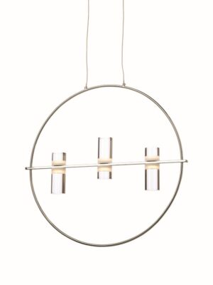 NETTO ΦΩΤΙΣΤΙΚΟ ΚΡΕΜΑΣΤΟ ΧΡΩΜΙΟ ΑΛΟΥΜΙΝΙΟ LED 12W 3000K 1080Lm IP20 530Χ1730mm