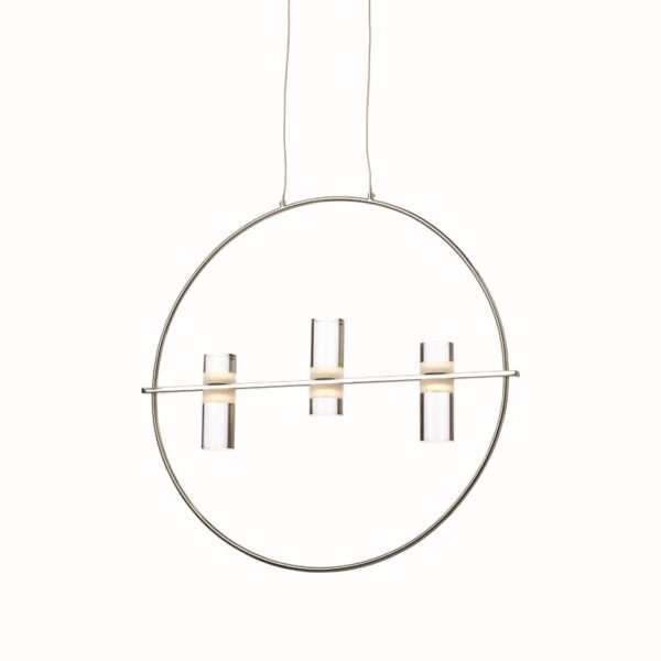 NETTO ΦΩΤΙΣΤΙΚΟ ΚΡΕΜΑΣΤΟ ΧΡΩΜΙΟ ΑΛΟΥΜΙΝΙΟ LED 12W 3000K 1080Lm IP20 530Χ1730mm