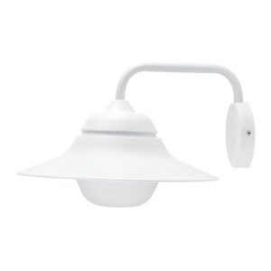 JULIE - ΦΩΤΙΣΤΙΚΟ ΚΗΠΟΥ ΑΡΧΙΤΕΚΤΟΝΙΚΟΥ ΦΩΤΙΣΜΟΥ ΕΠΙΤΟΙΧΟ ΑΤΣΑΛΙ ΛΕΥΚΟ ΣΥΜΒΑΤΙΚΟ 1XE27 IP44 340x380x245mm