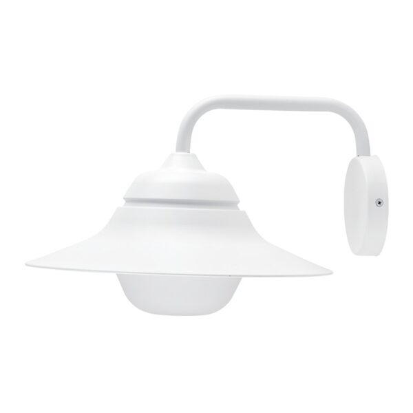 JULIE - ΦΩΤΙΣΤΙΚΟ ΚΗΠΟΥ ΑΡΧΙΤΕΚΤΟΝΙΚΟΥ ΦΩΤΙΣΜΟΥ ΕΠΙΤΟΙΧΟ ΑΤΣΑΛΙ ΛΕΥΚΟ ΣΥΜΒΑΤΙΚΟ 1XE27 IP44 340x380x245mm
