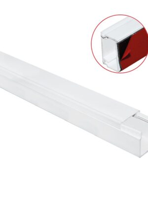 ΚΑΝΑΛΙΑ ΔΙΑΝΟΜΗΣ ΚΑΛΩΔΙΩΝ ΜΕ ΑΥΤΟΚΟΛΛΗΤΗ ΤΑΙΝΙΑ ΛΕΥΚΗ 15X10MM