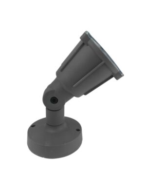 LED PP GREY SPOT LIGHT 230V IP54 6W 3000K 480Lm SMD120°Ra80