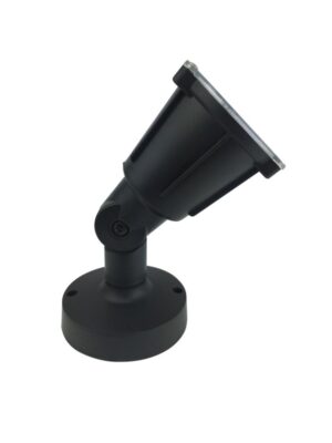 LED PP BLACK SPOT LIGHT230V IP54 6W 6000K 500Lm SMD120°Ra80