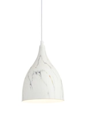 ΚΡΕΜΑΣΤΟ Φ/Σ 1ΧΕ27 ΜΕΤΑΛΛΙΚΟ ΜΑΡΜΑΡΟ ΑΠΟΧΡ. Φ17Χ23CM ROXANNE