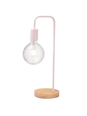 NETTO ΦΩΤΙΣΤΙΚΟ ΕΠΙΤΡΑΠΕΖΙΑ ΠΑΛ ΡΟΖ ΜΕΤΑΛΛΙΚΟ ΣΥΜΒΑΤΙΚΟ 1ΧΕ27 IP20 Φ150Χ480mm