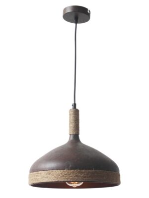 NETTO ΦΩΤΙΣΤΙΚΟ ΚΡΕΜΑΣΤΟ ΚΑΦΕ ΜΕΤΑΛΛΙΚΟ ΣΥΜΒΑΤΙΚΟ 1ΧΕ27 IP20 Φ300Χ270mm