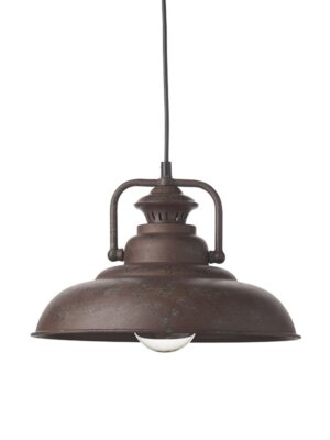 ΜΕΤΑΛΛΙΚΗ ΚΑΜΠΑΝΑ 1ΧΕ27 ΣΚΟΥΡΙΑ Φ31χΗ23cm GAIA