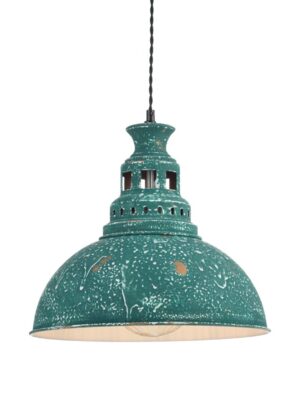 ΚΡΕΜΑΣΤΟ Φ/Σ 1ΧΕ27 ΜΕΤΑΛΛΙΚΟ ΠΡΑΣΙΝΟ ΑΝΤΙΚΕ Φ35ΧΗ135CM NEVADA