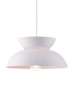 ΚΡΕΜΑΣΤΟ Φ/Σ 1ΧΕ27 ΛΕΥΚΟ ΜΕΤΑΛΛΙΚΟ D29XH120CM AEOLUS