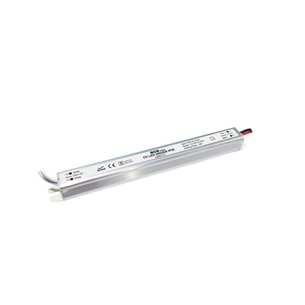 ΓΡΑΜΜΙΚΟ ΜΕΤΑΛΛΙΚΟ CV LED DRIVER 24W 230V AC12V DC 2A IP20 ΜΕ ΚΑΛΩΔΙΑ