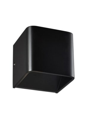 NEPHELE-ΦΩΤΙΣΤΙΚΟ ΕΠΙΤΟΙΧΟ ΜΑΥΡΟ ΜΑΤ ΜΕΤΑΛΛΙΚΟ LED COB 1X3W 3000K 280LM IP20 10X10X10CM