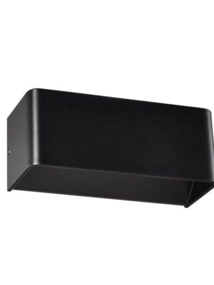 NEPHELE-ΦΩΤΙΣΤΙΚΟ ΕΠΙΤΟΙΧΟ ΜΑΥΡΟ ΜΑΤ ΜΕΤΑΛΛΙΚΟ LED COB 2X3W 3000K 560LM IP20 25X10X10CM